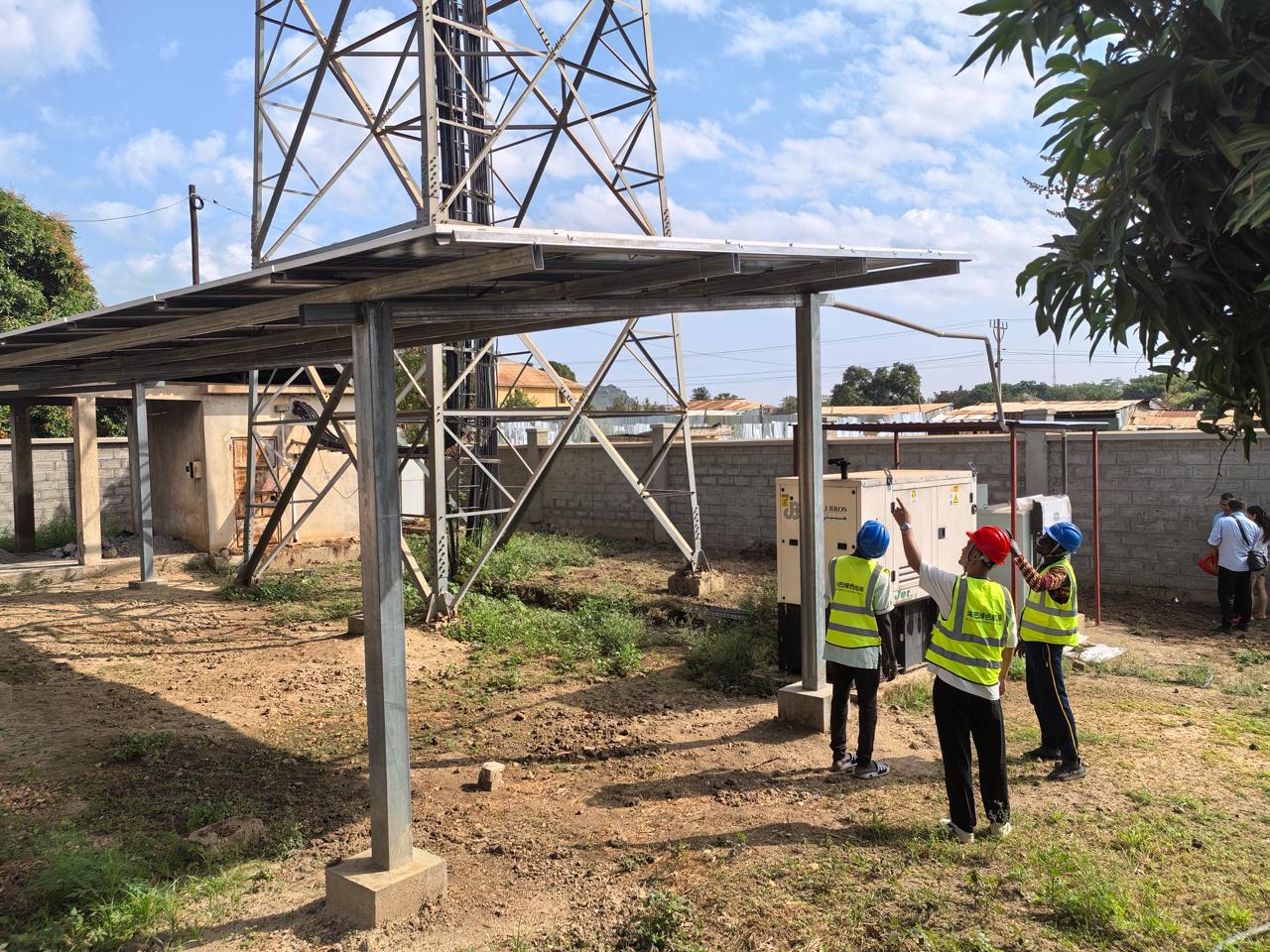 Solar telecom infrastructure with remote monitoring capability